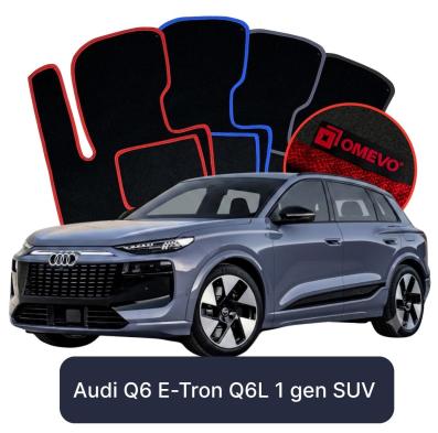 Velúrové autokoberce OMEVO pre Audi Q6 E-Tron Q6L 1 gen SUV (2023-2025)