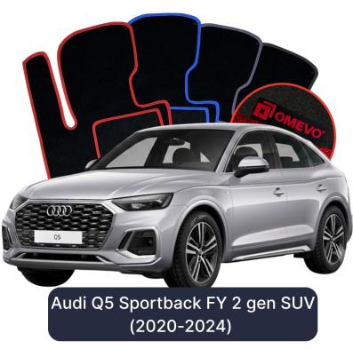 Velúrové autokoberce OMEVO pre Audi Q5 Sportback FY 2 gen SUV (2020-2024)