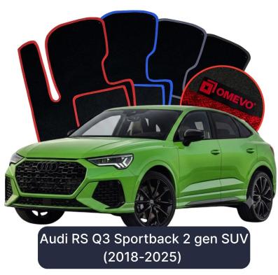 Velúrové autokoberce OMEVO pre  Audi RS Q3 sportback 2 gen SUV (2018-2025)