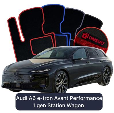 Velúrové autokoberce OMEVO pre Audi A6 e-tron Avant Performance 1 generácia Kombi (2024-2025)