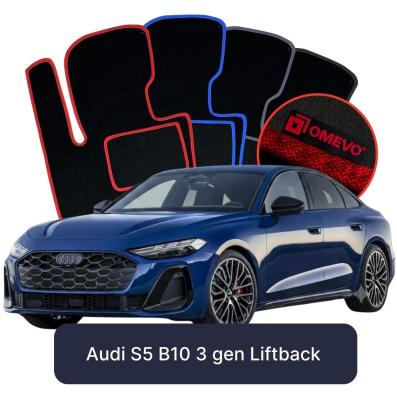 Velúrové autokoberce OMEVO pre Audi S5 B10 3 generácie Liftback (2024-2025)