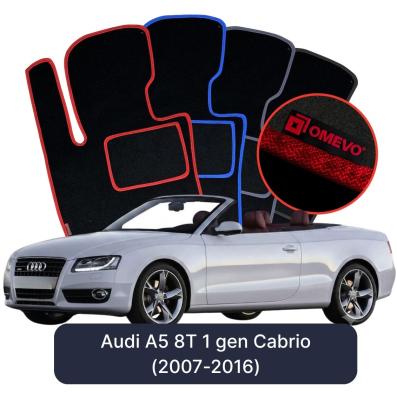 Velúrové autokoberce OMEVO pre Audi A5 8T 1 generácia Cabrio (2007-2016)