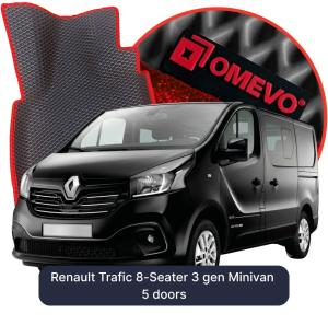 OMEVO 5D Pro Autokoberce do Renault Trafic 8-miestny 3 gen Van 5 dvere (2014-2026)