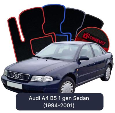Velúrové autokoberce OMEVO pre Audi A4 B5 1 gen Sedan (1994-2001)