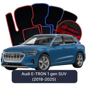 Velúrové autokoberce OMEVO pre Audi E-TRON 1 gen SUV (2018-2025)
