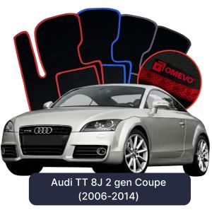 Velúrové autokoberce OMEVO pre Audi TT 8J 2 gen Kupé (2006-2014)