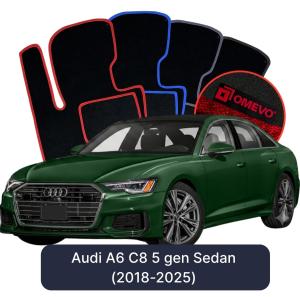 Velúrové autokoberce OMEVO pre Audi A6 C8 5 gen Sedan (2018-2024)