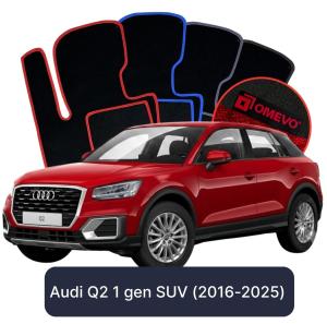 Velúrové autokoberce OMEVO pre Audi Q2 1 gen SUV (2016-2025)