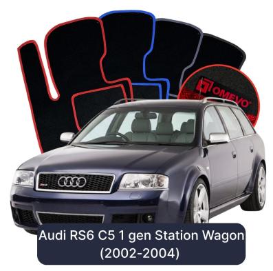 Velúrové autokoberce OMEVO pre Audi RS6 C5 1 gen Kombi (2002-2004)