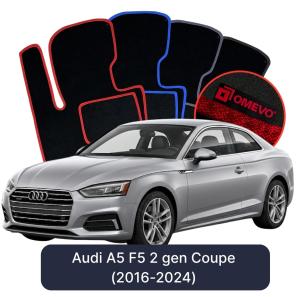 Velúrové autokoberce OMEVO pre Audi A5 F5 2 gen Kupé (2016-2024)