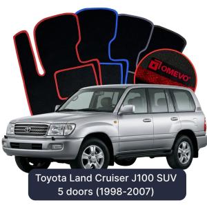 Velúrové autokoberce OMEVO pre Toyota Land Cruiser J100 SUV 5 dverí (1998-2007)