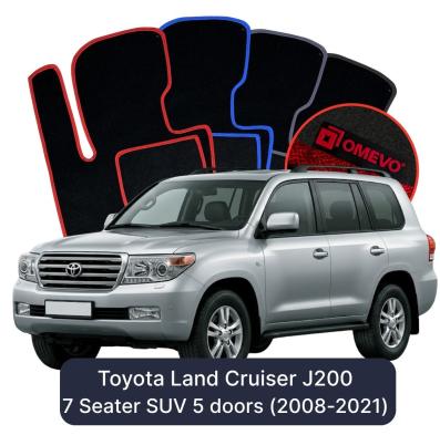 Velúrové autokoberce OMEVO pre Toyota Land Cruiser J200 SUV 5 dverí (2007-2023)