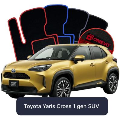 Velúrové autokoberce OMEVO pre Toyota Yaris Cross 1 gen SUV (2020-2025)