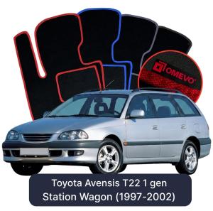 Velúrové autokoberce OMEVO pre Toyota Avensis T22 1 gen Kombi (1997-2002)