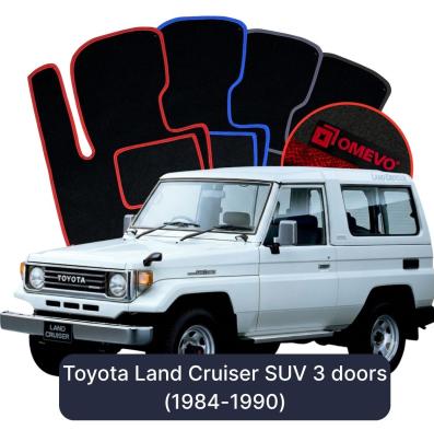 Velúrové autokoberce OMEVO pre Toyota Land Cruiser SUV 3 dvere (1984-1990)