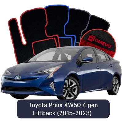 Velúrové autokoberce OMEVO pre Toyota Prius XW50 4 gen Liftback (2015-2023)