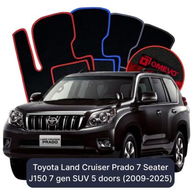 Velúrové autokoberce OMEVO pre Toyota Land Cruiser Prado 7-miestny J150 7 gen SUV 5-dverový (2009–2025)