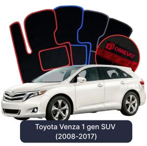 Velúrové autokoberce OMEVO pre Toyota Venza 1 gen SUV (2008-2017)