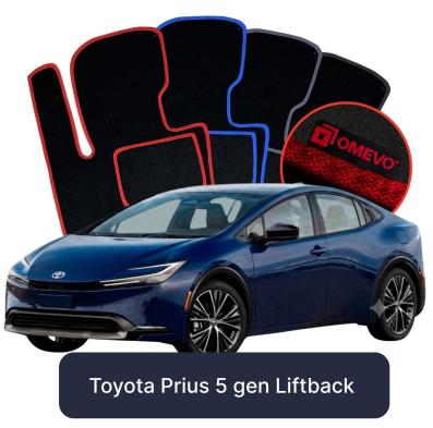 Velúrové autokoberce OMEVO pre Toyota Prius  5 gen Liftback (2024-2026)