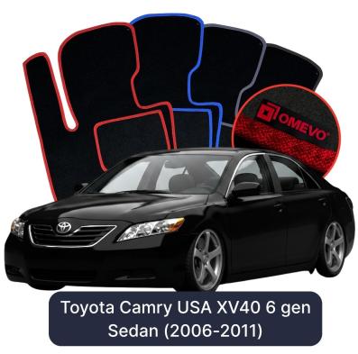 Velúrové autokoberce OMEVO pre Toyota Camry Americká verzia XV40 6 gen Sedan (2006-2011)