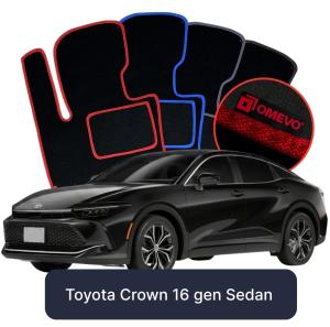 Velúrové autokoberce OMEVO pre Toyota Crown 16 gen Sedan (2023-2025)