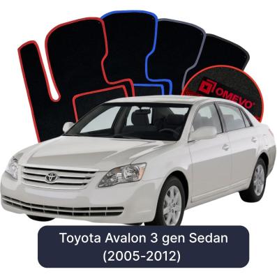Velúrové autokoberce OMEVO pre Toyota Avalon 3 gen Sedan (2005-2012)