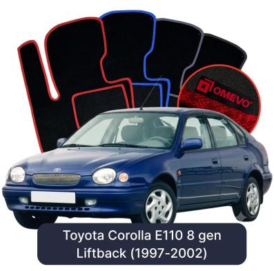 Velúrové autokoberce OMEVO pre Toyota Corolla E110 8 gen Liftback (1997-2002)