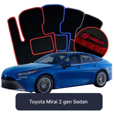 Velúrové autokoberce OMEVO pre Toyota Mirai  2 gen Sedan (2020-2025)