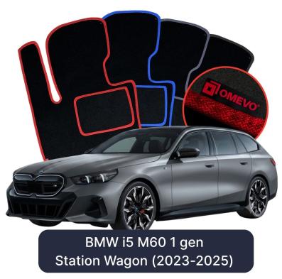 Velúrové autokoberce OMEVO pre BMW i5 M60 1 gen Kombi (2023-2025)