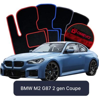 Velúrové autokoberce OMEVO pre BMW M2 2 gen Kupé (2023-2025)