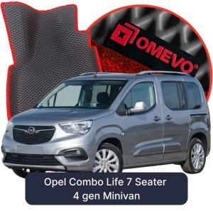 OMEVO 5D Pro Autokoberce do Opel Combo Life 7 mest 4 gen Minivan (2018-2026)