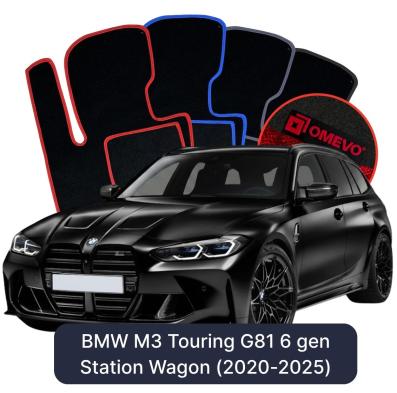 Velúrové autokoberce OMEVO pre BMW M3 6 gen Kombi (2020-2025)