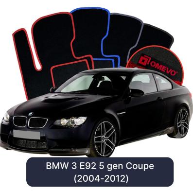 Velúrové autokoberce OMEVO pre BMW 3 E92 5 gen Kupé (2006-2013)