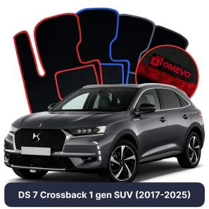 Velúrové autokoberce OMEVO pre DS 7 Crossback 1 gen SUV (2017-2025)