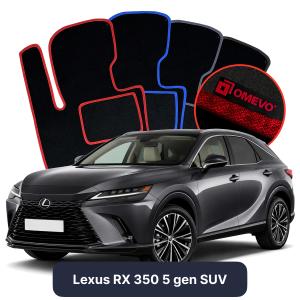 Velúrové autokoberce OMEVO pre Lexus RX 350 5 gen SUV (2022-2025)