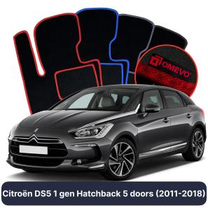 Velúrové autokoberce OMEVO pre Citroën DS5 1 gen Hatchback 5 dverí (2011-2018)