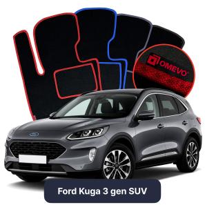 Velúrové autokoberce OMEVO pre Ford Kuga 3 gen SUV (2019-2025)