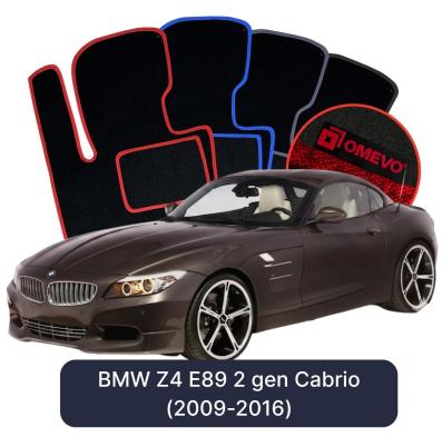 Velúrové autokoberce OMEVO pre BMW Z4 E89 2 gen Kupé (2009-2016)