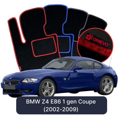 Velúrové autokoberce OMEVO pre BMW Z4 E86 1 gen Kupé (2002-2009)
