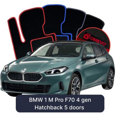 Velúrové autokoberce OMEVO pre BMW 1 M Pro F70 4 gen Hatchback 5 dverí (2024-2025)