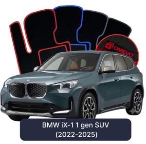 Velúrové autokoberce OMEVO pre BMW iX-1 1 gen SUV (2021-2025)