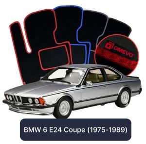 Velúrové autokoberce OMEVO pre BMW 6 E24  Kupé (1975-1989)