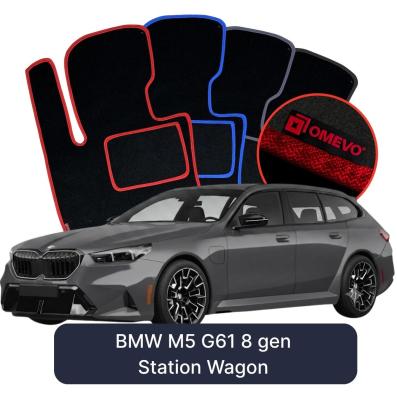 Velúrové autokoberce OMEVO pre BMW M5 G61 8 gen Kombi (2023-2026)