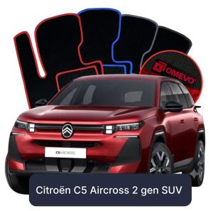Velúrové autokoberce OMEVO pre Citroën C5 Aircross 2 gen SUV (2025-2026)