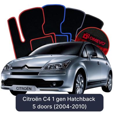 Velúrové autokoberce OMEVO pre Citroën C4 1 gen Hatchback 5 dverí (2004-2010)