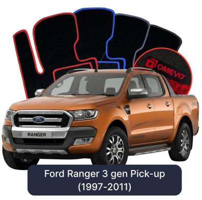 Velúrové autokoberce OMEVO pre Ford Ranger 3 gen Pick-up (1997-2011)