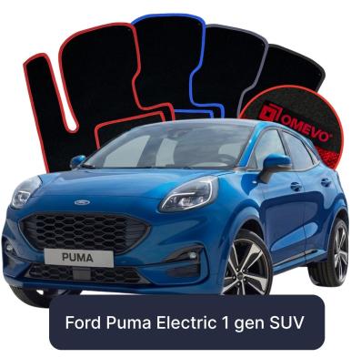 Velúrové autokoberce OMEVO pre Ford Puma Elektro 1 gen SUV (2019-2025)