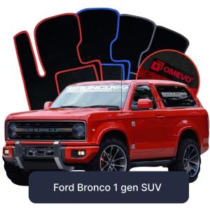 Velúrové autokoberce OMEVO pre Ford Bronco 1 gen SUV (2020-2026)