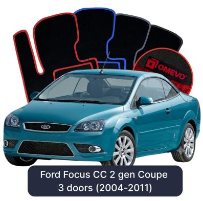 Velúrové autokoberce OMEVO pre Ford Focus CC 2 gen Kupe 3 dvere (2004-2011)