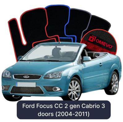 Velúrové autokoberce OMEVO pre Ford Focus CC 2 gen Cabrio 3 dvere (2004-2011)